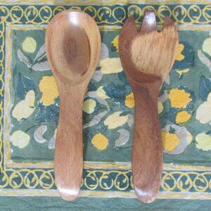 Wood Salad Serving Utensils